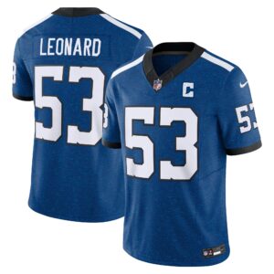 Shaquille Leonard Indianapolis Colts  Indiana Nights Alternate Vapor F.U.S.E. Limited Jersey - Royal