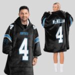 Adult 4 Carolina Football Unisex Blanket Hoodie