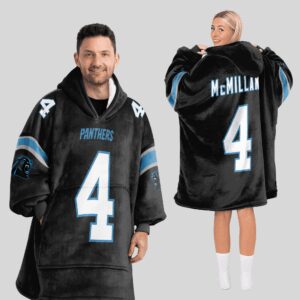 Adult 4 Carolina Football Unisex Blanket Hoodie