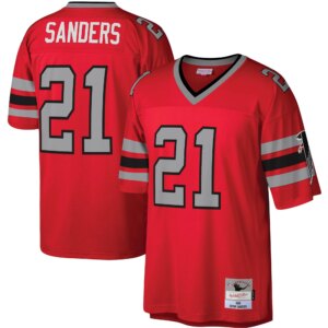 Atlanta Falcons Deion Sanders #21 Mitchell & Ness Red Legacy Replica Jersey