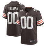 Cedric Tillman Cleveland Browns  2023 Draft Pick Game Jersey - Brown