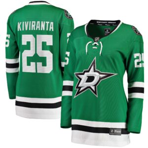 Joel Kiviranta Dallas Stars Women's Home Breakaway Jersey - Kelly Green