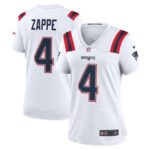Bailey Zappe New England Patriots  Women's Game Player Jersey - White