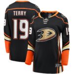 Troy Terry Anaheim Ducks Women's Home Team Breakaway Player Jersey - Black