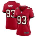 Eric Banks Tampa Bay Buccaneers Women's  Game Jersey -  Red