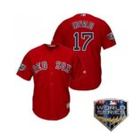 Men's Boston Red Sox #17 Nathan Eovaldi Red 2018 World Series Jersey