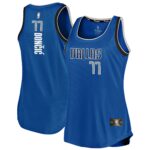 Luka Doncic Dallas Mavericks  Women's Fast Break Team Tank Jersey - Icon Edition - Blue