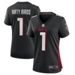 Dirty Birds Atlanta Falcons  Women's Game Jersey - Black
