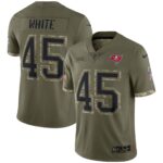 Devin White Tampa Bay Buccaneers  2022 Salute To Service Limited Jersey - Olive