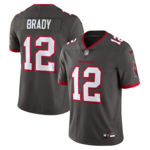 Tom Brady Tampa Bay Buccaneers Alternate Vapor Untouchable Limited Jersey - Pewter