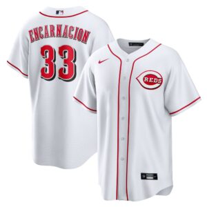 Cincinnati Reds Christian Encarnacion-Strand White Home Replica Jersey