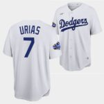 Men's Los Angeles Dodgers #7 Julio Urias White 2022 All-Star Jersey