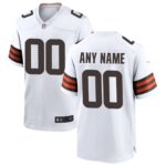 Cleveland Browns  Custom Game Jersey - White