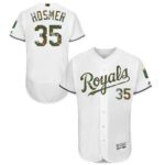 Kansas City Royals #35 Eric Hosmer White Flexbase Collection 2016 Memorial Day Stitched Jersey