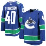 Elias Pettersson Vancouver Canucks  2020/21 Authentic Home Player Jersey - Blue