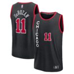 Unisex Chicago Bulls DeMar DeRozan  Black 2023/24 Fast Break Jersey - City Edition