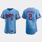 Men's Minnesota Twins #2 Luis Arraez Flex Base Alternate Jersey - Light Blue