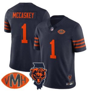 McCaskey #1 Chicago Bears CHI Honor Virginia Halas McCaskey Jersey - All Stitched