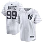 New York Yankees Aaron Judge #99 White Home Limited Player Jersey