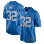 D'Andre Swift Detroit Lions  Game Player Jersey - Blue