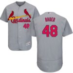 St. Louis Cardinals #48 Harrison Bader Grey Flexbase Collection Stitched Jersey