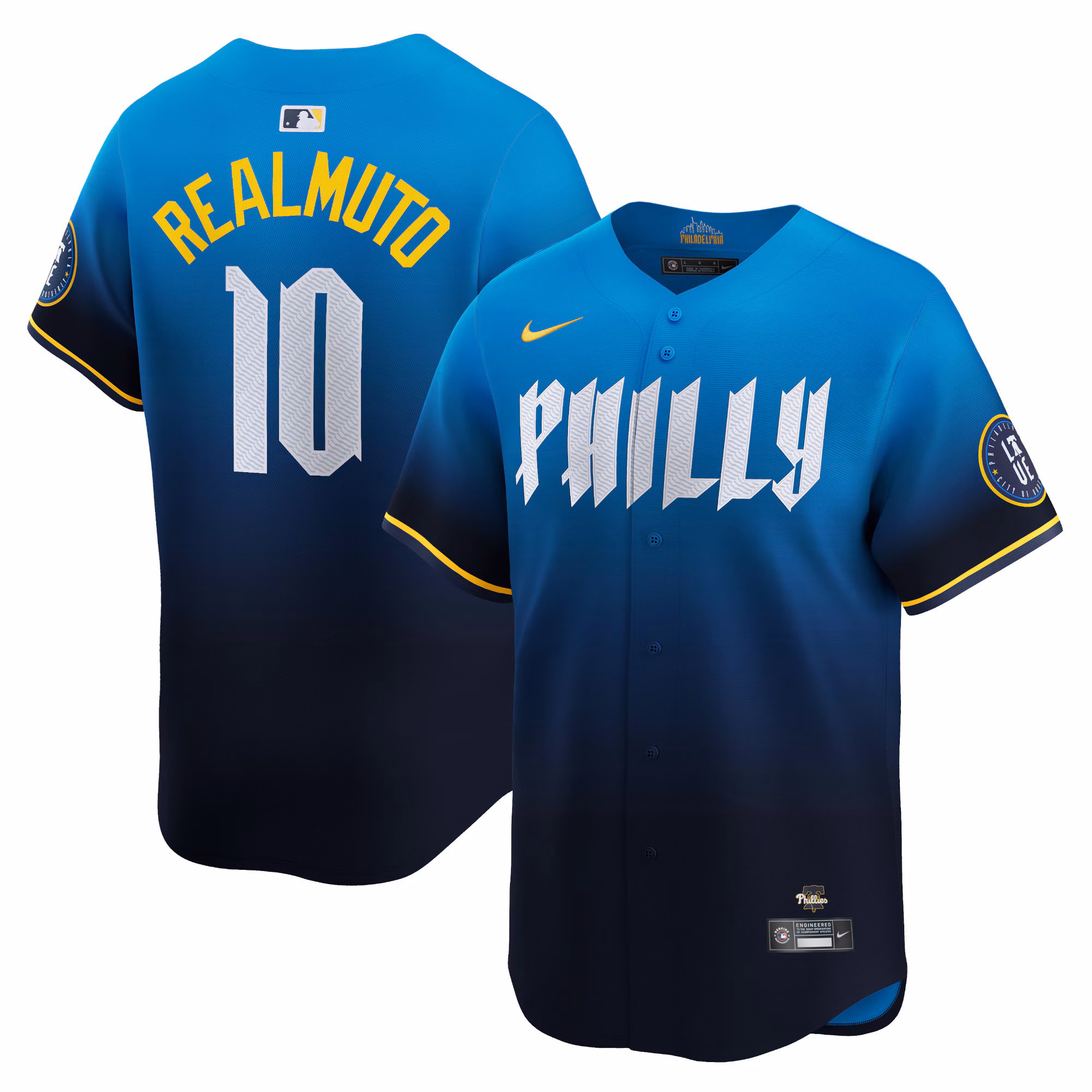 Philadelphia Phillies J.T. Realmuto #10 Blue 2024 City Connect Limited Player Jersey
