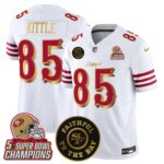 George Kittle #85 San Francisco 49ers SF 2025 "Rivalries" 5x Champions & Faithful To The Bay Patch Vapor Limited Jersey - All Stitched