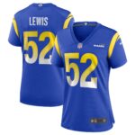 Terrell Lewis Los Angeles Rams  Women's Game Jersey - Royal