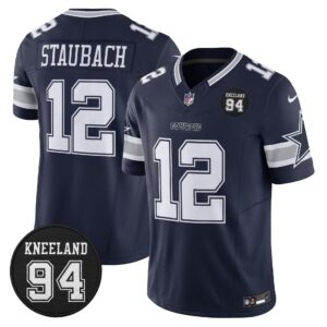 Dallas Cowboys #94 Marshawn Kneeland Memorial Patch Vapor Limited Jersey - All Stitched