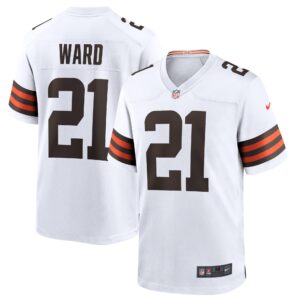 Denzel Ward Cleveland #21 Browns Game Jersey - White