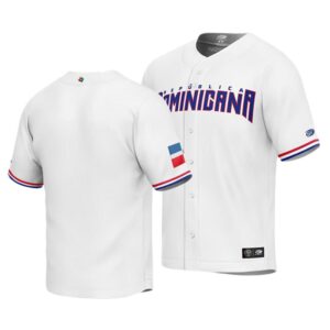 Dominican Republic 2023 World Baseball Classic White Men's Jersey