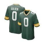 Men's Matthew Golden #0 Green Bay Packers 2025 Draft First Round Pick Game Jersey-Green