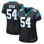 Daviyon Nixon Carolina Panthers  Women's Game Player Jersey - Black