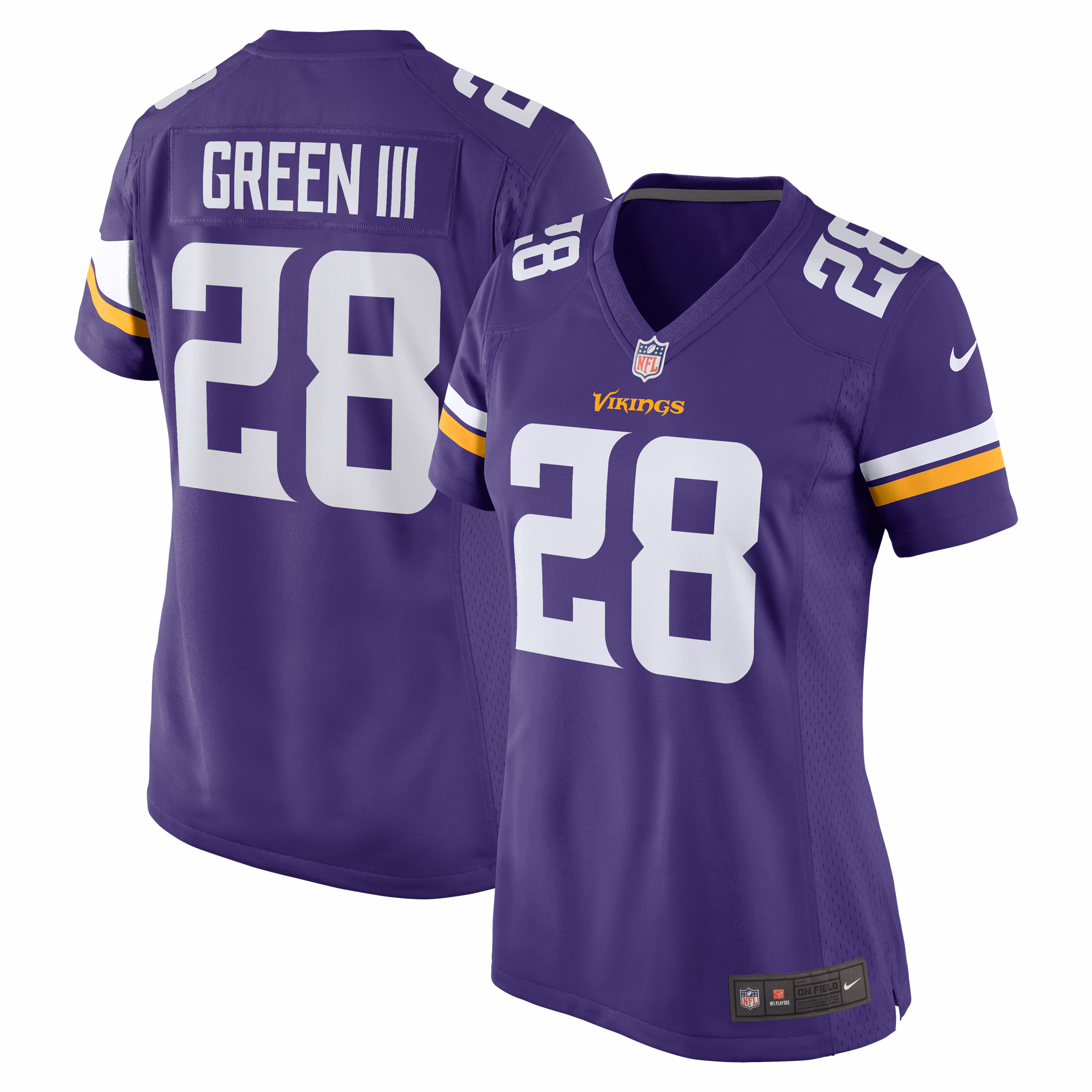 A.J. Green III Minnesota Vikings Women's Team Game Jersey -  Purple