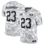 Christian McCaffrey #23 San Francisco 49ers 2024 Salute to Service Limited Jersey - Arctic Camo