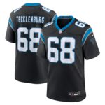 Sam Tecklenburg Carolina Panthers  Team Game Jersey - Black