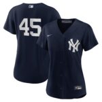 Women's New York Yankees Gerrit Cole #45 Navy Alternate Replica Player Jersey
