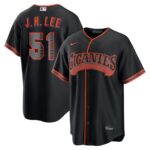 Jung Hoo Lee #51 San Francisco Giants Alternate Replica Jersey - Black