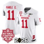 Randle El #11 Indiana Hoosiers Vapor Limited Football Jersey - 2025 National Champions - All Stitched