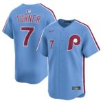 Philadelphia Phillies Trea Turner #7 Light Blue Alternate Limited Player Jersey