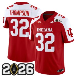 Anthony Thompson #32 Ndiana Hoosiers IND 2026 CFP Final Patch Vapor Limited Jersey V2 - All Stitched