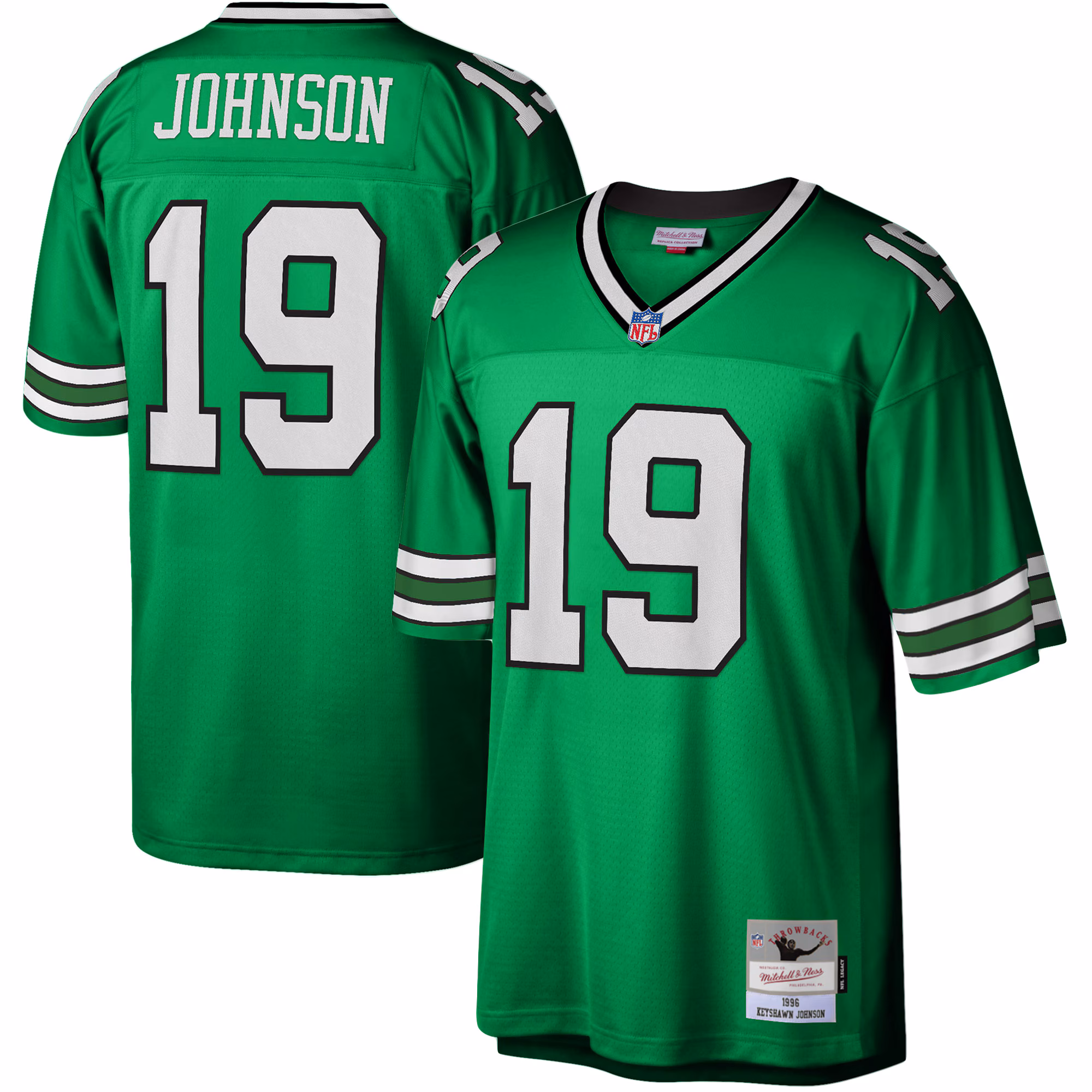Keyshawn Johnson New York Jets Legacy Replica Jersey - Kelly Green