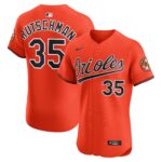 Baltimore Orioles Adley Rutschman #35 Orange Alternate 2 Elite Jersey