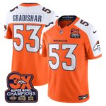Randy Gradishar Denver Broncos-Time Champions Patch Vapor Limited Jersey - All Stitched