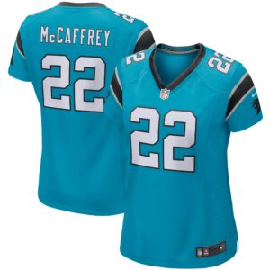 Christian McCaffrey Carolina Panthers  Women's Game Jersey - Blue