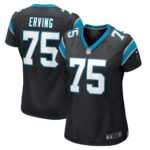 Cameron Erving Carolina Panthers  Women's Game Jersey - Black
