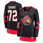 Thomas Chabot Ottawa Senators Women's 2020/21 Home Premier Breakaway Player Jersey - Black