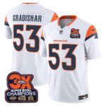 Randy Gradishar Denver Broncos-Time Champions Patch Vapor Limited Jersey - All Stitched