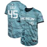 Gerrit Cole American League  Youth 2023 All-Star Game Limited Player Jersey - Teal