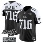 Queen City 716 #716 Buffalo Bills BUF 'Gothic Cold Front Edition' Vapor Limited Jersey V2 - All Stitched
